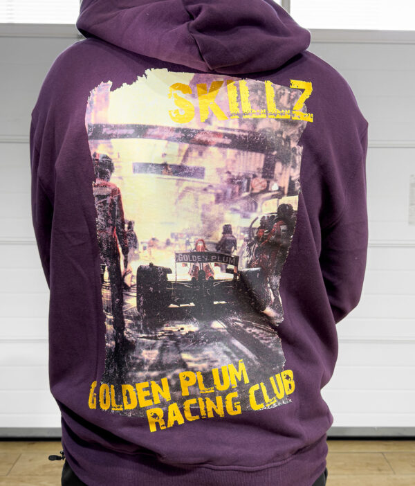 Skillz Golden Plum Hoodie Back